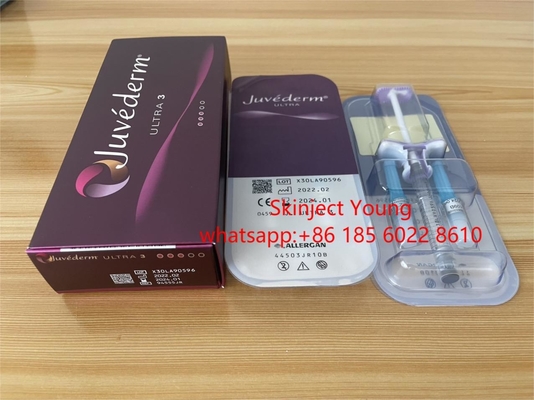Juvederm Ultra3 2x1ml হায়ালুরোনিক অ্যাসিড ফেসিয়াল ফিলার ডার্মাল
