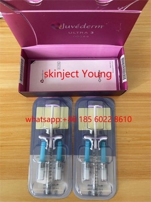 জুভেডার্ম আল্ট্রা 3 2x1ml হায়ালুরোনিক অ্যাসিড ফেসিয়াল লাইনস ডার্মাল ফিলার রিঙ্কেলের জন্য