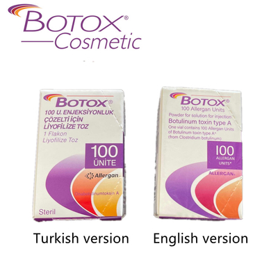 দীর্ঘস্থায়ী 1×100ui অ্যালারগান বোটক্স 100 ইউনিট রেফ্রিজারেশন
