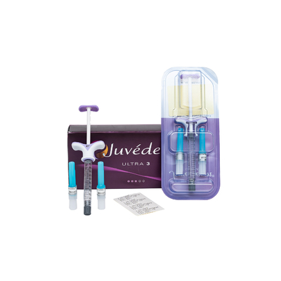 Juvederm Ultra3 2x1ml হায়ালুরোনিক অ্যাসিড ফেসিয়াল ফিলার ডার্মাল