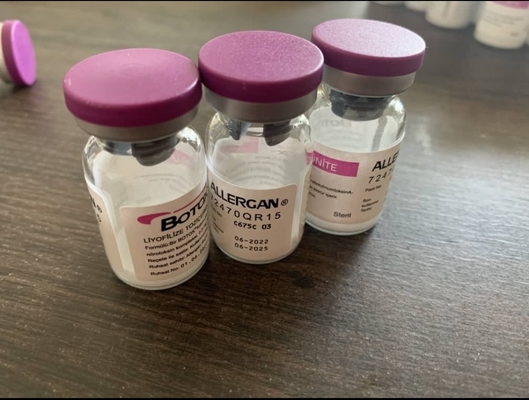 সৌন্দর্য পণ্য Allergan 100units Botulinum Toxin মুখের wrinkles জন্য বোটক্স ত্বকের ফিলার