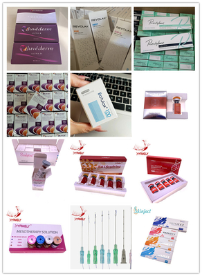 Juvederm Hyaluronic Acid Facial Dermal Filler Injectable 2*1ml প্যাকিং