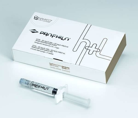 দীর্ঘস্থায়ী 62mg 2ml ইনজেকশনযোগ্য ডার্মাল ফিলার প্রোফিলো এইচ + এল সোডিয়াম হাইয়ালুরোনাট