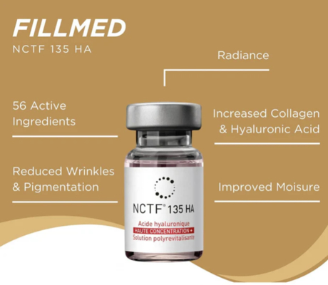 NCTF 135HA মেসোথেরাপি ইনজেকশনযোগ্য স্কিন বুস্টার ৩ মিলি