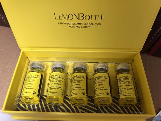 Lemon Bottle Lipolysis Solution Advanced Fat Dissolving Injection for Face and Body Belly Slimming, Premium Lipolytic Serum Safe Fast Weight Loss Treatment