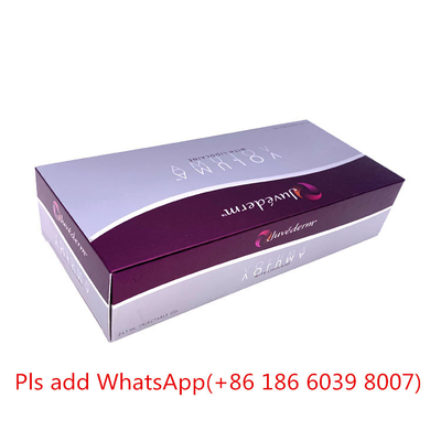 ইনজেকশনযোগ্য ডার্মাল ফিলার 2x1ml/বক্স জুভেডার্ম ঝুলে যাওয়া মুখের জন্য