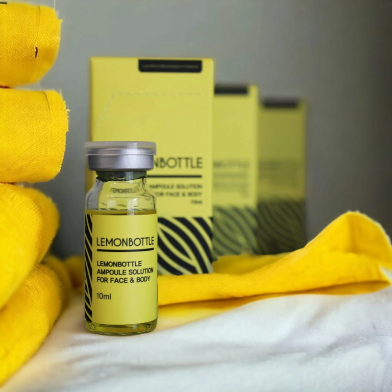Lemon Bottle Lipolysis Solution Advanced Fat Dissolving Injection for Face and Body Belly Slimming, Premium Lipolytic Serum Safe Fast Weight Loss Treatment