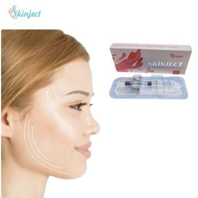 নাক চিন গাল ফিলার 2ml / বাক্সের জন্য ক্রস লিঙ্কযুক্ত হায়ালুরোনিক অ্যাসিড জেল ইনজেকশন